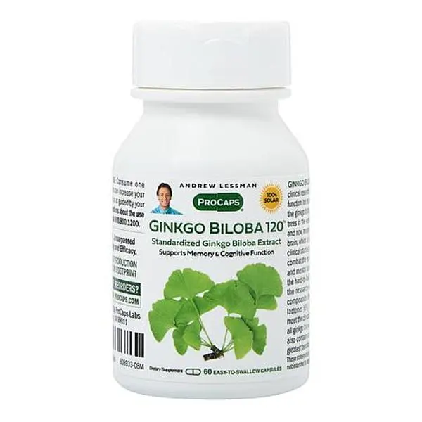 Andrew Lessman Ginkgo Biloba 120 - 60 Capsules