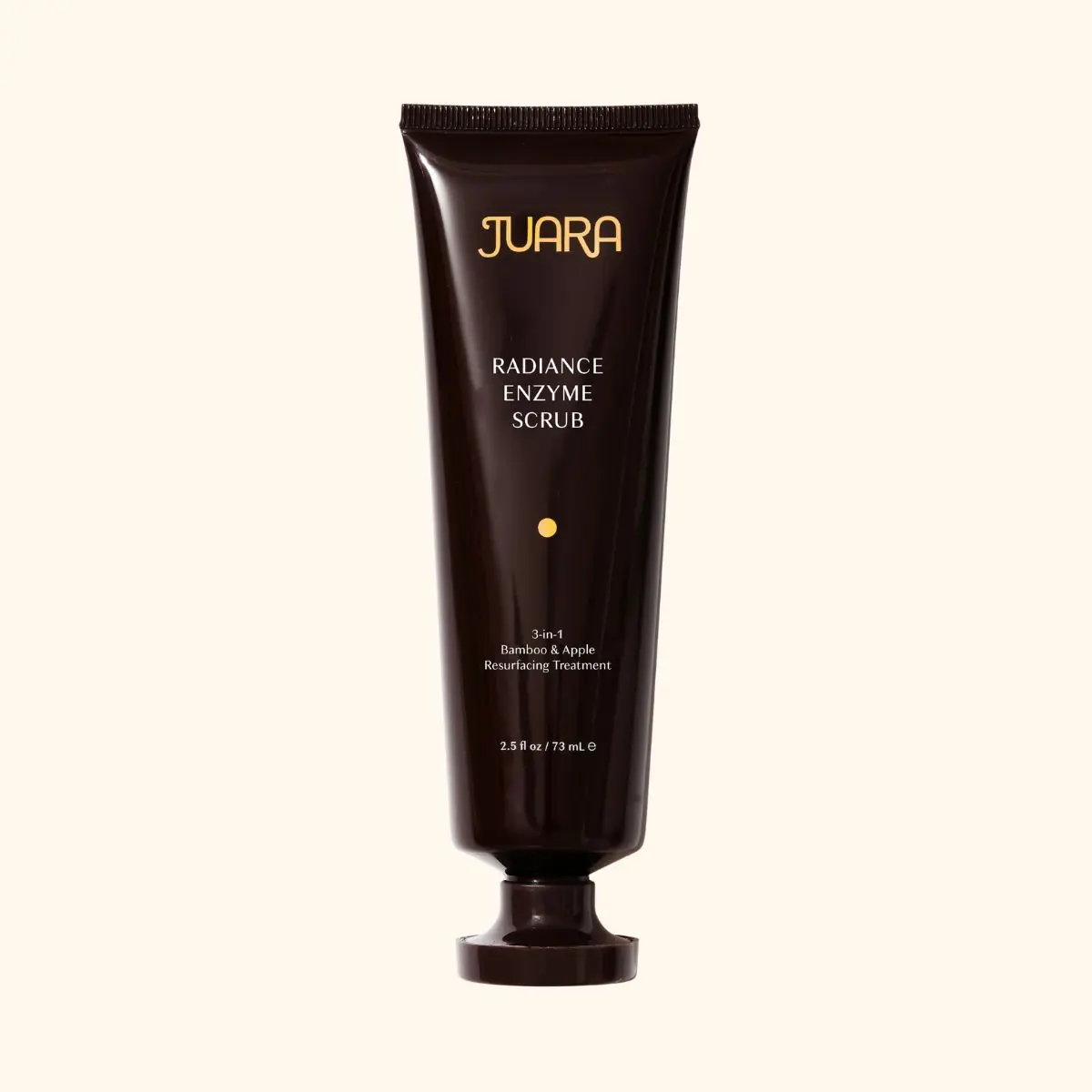 JUARA Radiance Enzyme Scrub - 3-in-1 Face Exfoliator with Apple Enzymes & Bamboo Beads - Brightening & Pore Minimizing - Gentle for All Skin Types - 2.5 oz