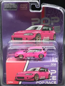 Pop Race Enigma Exclusive Edition Pink Pandem Honda Civic EG6 #008