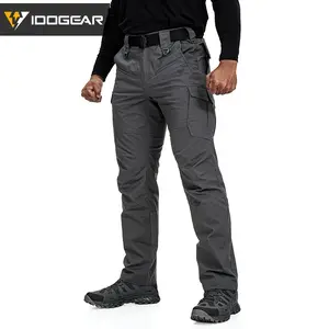 IDOGEAR Men's Cargo Pants Perfect Fit Stretch Lightweight Work Pants Water Resistant Ripstop Pants for Business Construction Travel Golf Casual Style Must-have Cargo Pants Local Warehouse 3216