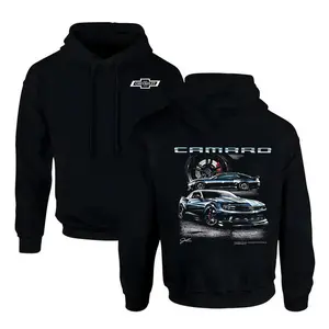 Chevy Camaro Graphic T-Shirt, Hoodie – Camaro Muscle Car Shirt for Men, Double Sided Performance Car Tee, American Sports Car Streetwear, Full Color, Made In USA, Car Lover Gift Top Menswear