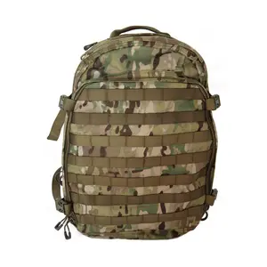 Military Tactical Assault Patrol Multi Day Molle Large 48L Backpack Pack with YKK Zippers ITW Nexus Snap Buckles & DWR Coating