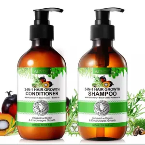 3in1 Hair Growth shampoo & Conditioner With Biotin, Batana Oil, Rosemary Oil, Jamaican black castor oil, pumpkin seed oil , peppermint oil, lavender oil, rosemary onion oil, Amla oil , black seed oil , Argan oil