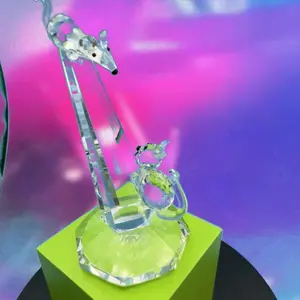 684 Asfour Crystal Cat and Mouse