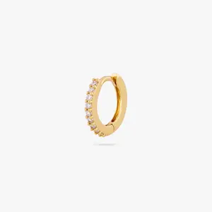 Studs Mini Pave Huggie