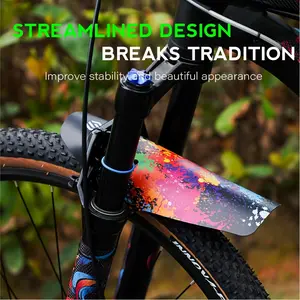 Colorful Bicycle Fender, Rear Mountain Bike Road Tire Wing Mudguard, Bicycle Tire Accessories, Cycling Essentials