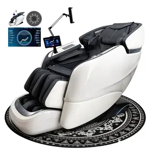 3xrelax BV-1 Shiatsu Massage Chair with Zero Gravity mode, Thai Massage mode, Heating,  S & L shaped Track, Voice Control & Remote Control, Phone Holder, Remote Phone Controller, 2026 New, White/Black