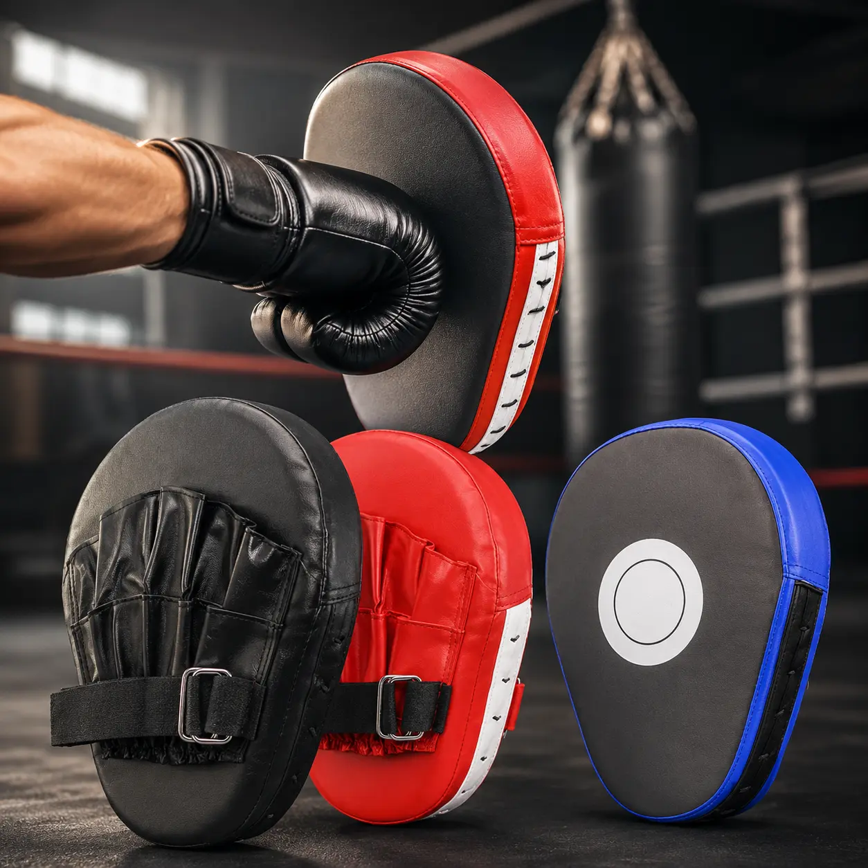 1/2PCS Curved Punching Mitts - Boxing Training Pads for Focus and Precision, Ideal for Kickboxing, Muay Thai & Martial Arts, Perfect Boxing Equipment for Athletes