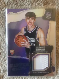 Maxime Raynaud Topps 2025 Player Worn Relic