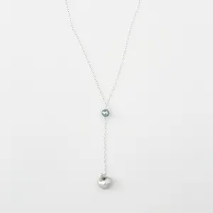 Blue & Metallic Lariat