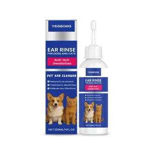 Ear Cleaner for Dogs & Cats – Honeysuckle Itch & Odor Relief, 120ml