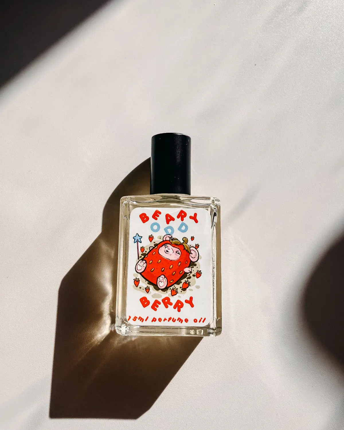 Beary Odd Berry-Roll on 15ml Oil: Candied Strawberry, Vanilla Cake, & Doll Skin Accord