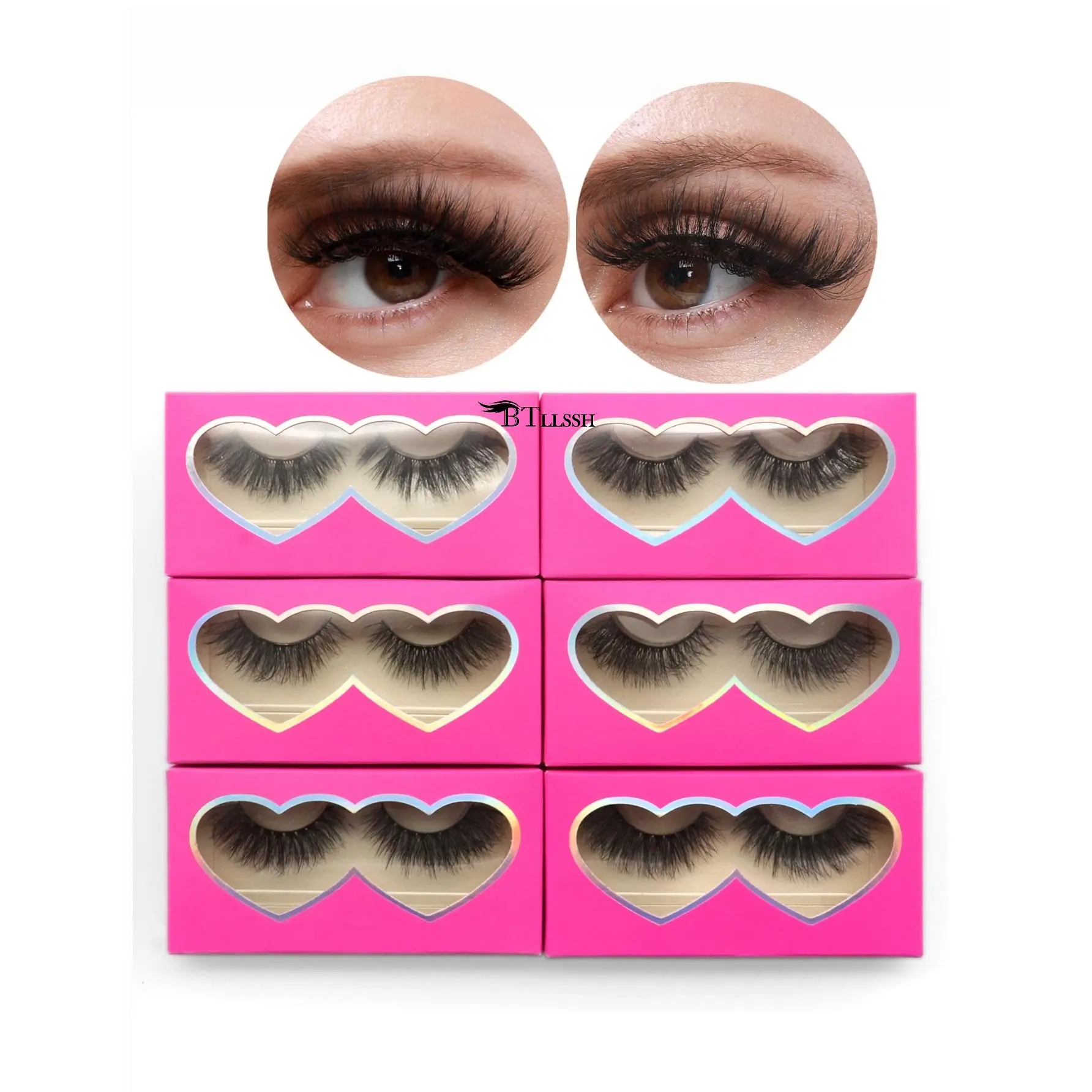 False Eyelashes, 18 Pairs Lightweight Natural Faux Design Fake Lashes, Volumized Fluffy False Eyelashes for Women and Girls Makeup Enhancement, Voluminous False Eyelashes, Eyelash Extensions, Cosmetic, False Eyelash Set