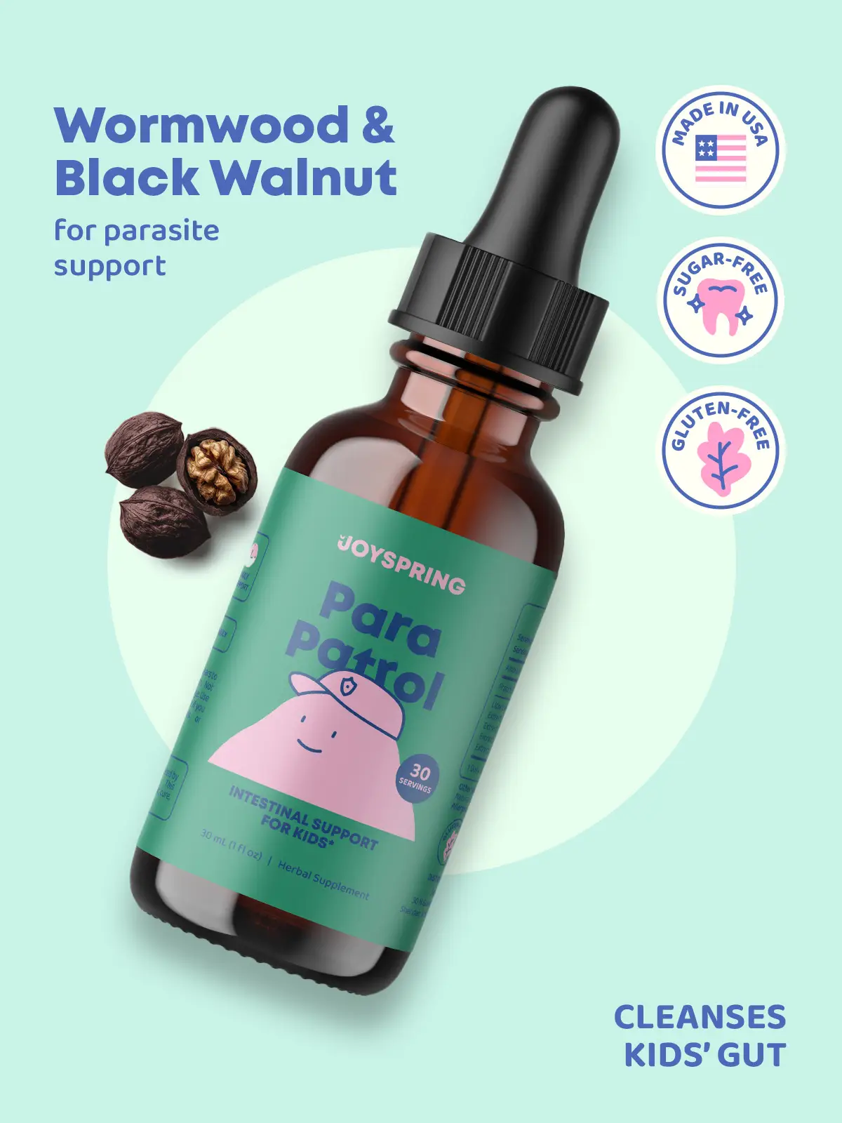 JoySpring Natural Liquid Cleanse – Digestive Support for a Healthy Gut Wellness...