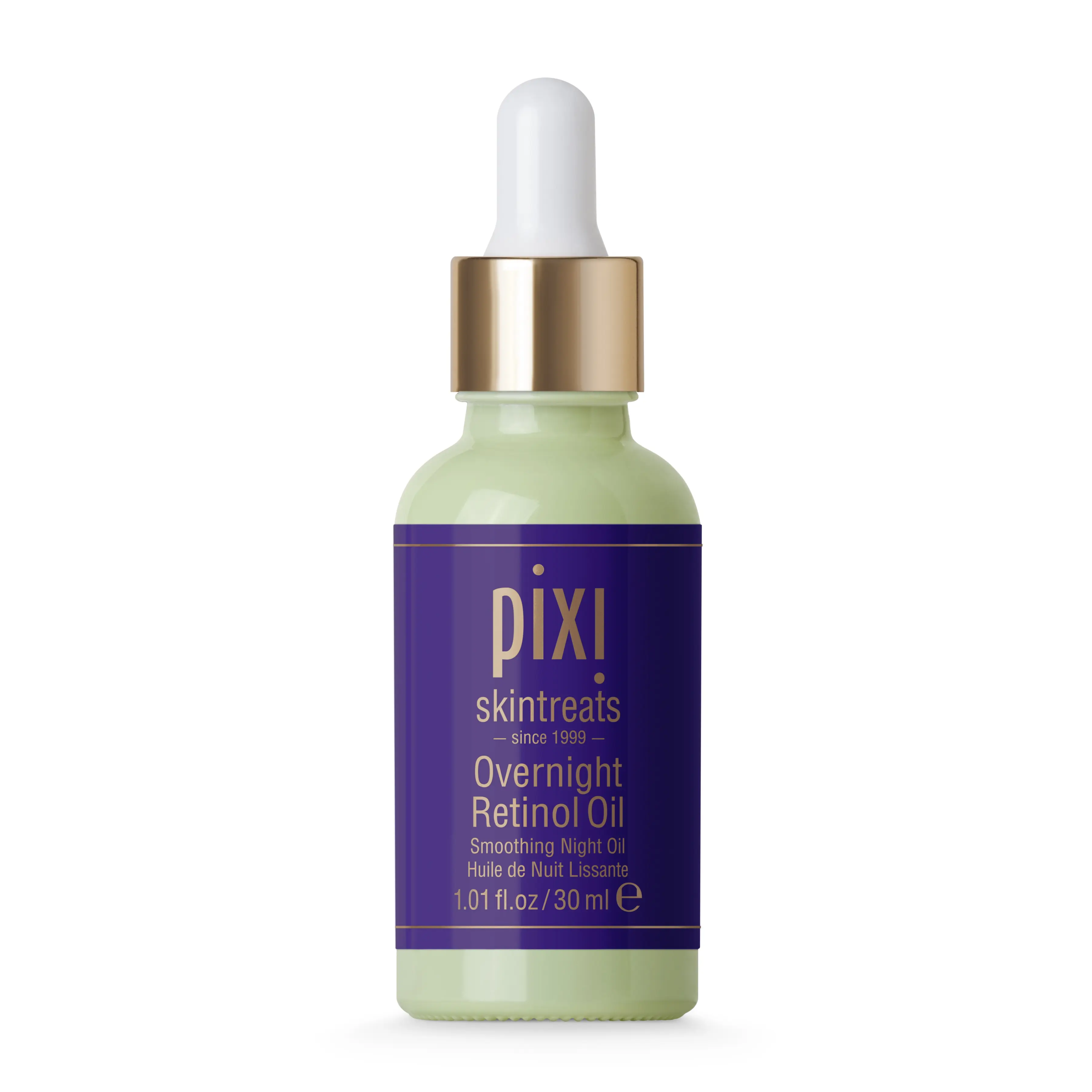 Pixi Overnight Retinol Oil - Argan-Infused Skincare Serum, Nourishing Night Treatment for Hydration, Moisture Lock, and Skin Repair with Collagen Boost