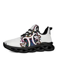 Koi Fish Sports Shoes, Unique Fashion Art Style, Special Print + Hollow Out Sole, Classic Versatile Vibrant Colors, Streetwear Lovers' Choice