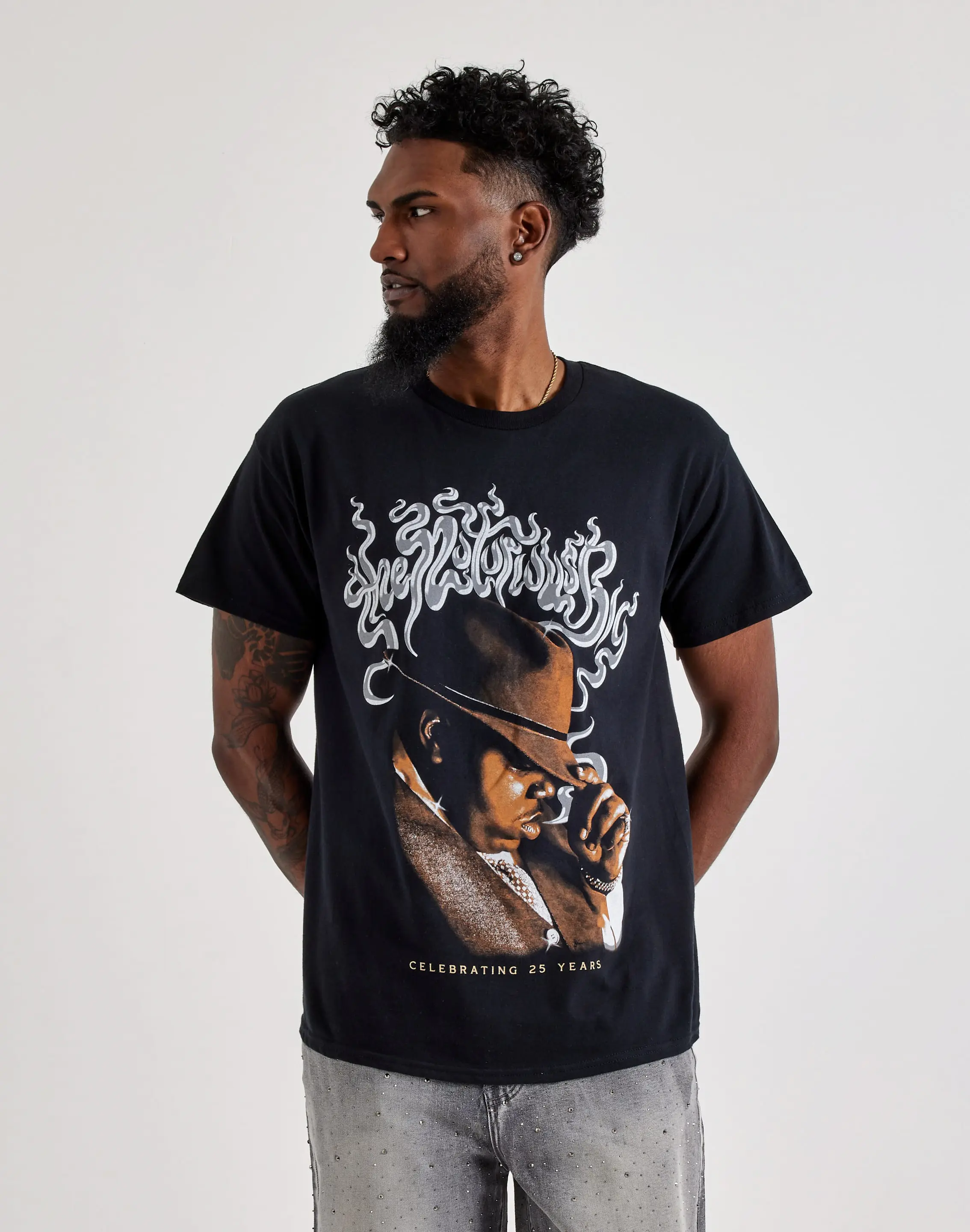 Mens Merch Traffic Biggie Cigar Smoke Tee