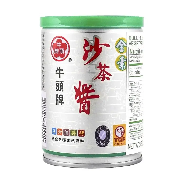 Bull Head Vegetarian Shacha Barbecue Sauce - 250g Ambient Cooking Option with Rich Flavor, Ideal Dip for Adults, Suitable for Hot Pot Use