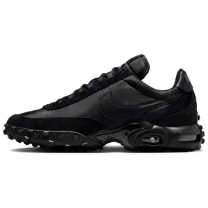 nike Nike Air Max Waffle Racer SP Triple Black Low-Top Casual Sneakers for Men and Women with Air Max Cushioning, Waffle Outsole, and Versatile Aesthetic  skepta  tailwind