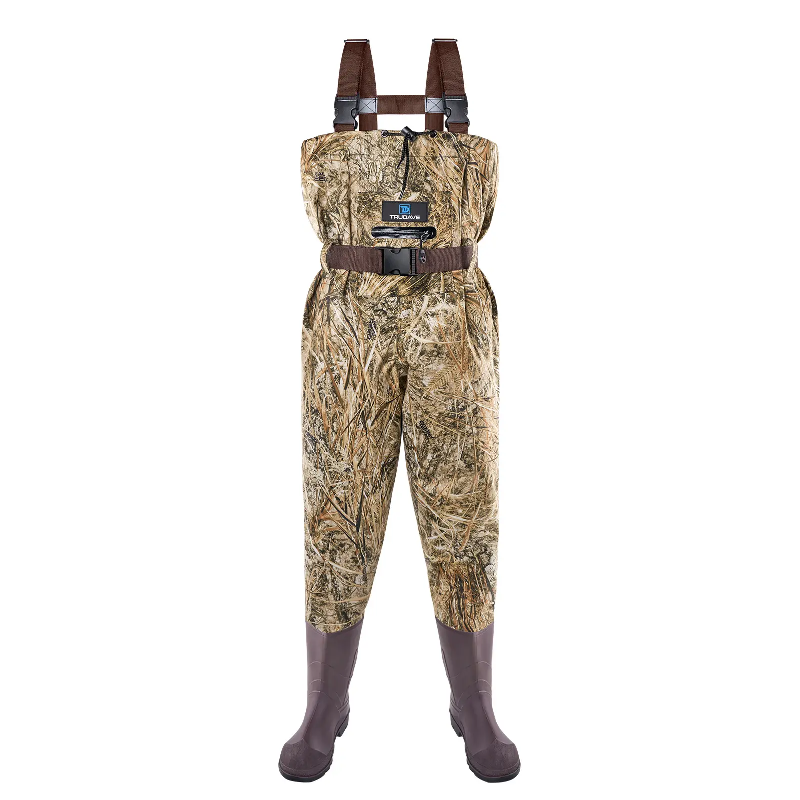 Trudave Youth Chest Waders with Boots, Waterproof Lightweight Waders for Fishing & Hunting