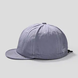 Spring/Summer Japanese-Style Short-Crown Soft-Brim Baseball Cap for Men — Hip-Hop American Style, Versatile Small-Brim Design, Niche Women’s Trendy Choice