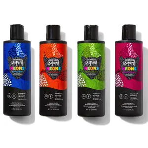 Strawberry Leopard Neon Semi Permanent Conditioning Hair Color, All Hair Types & Textures, Vegan, Gluten, CrueltyFree, 8 Fl. Oz.