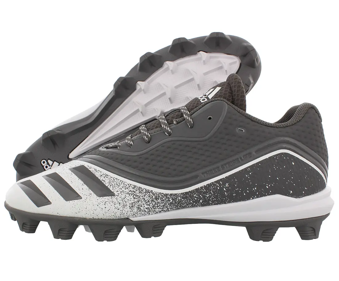 Adidas Men's Icon V Md Mid-Cut Baseball Cleats, Athletic Molded Footwear, Performance Sports Trainer Shoe, Sneaker, Sports Shoes