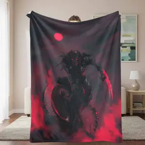 Alien vs Predator Flannel Blanket， Xenomorph Hunter Art Print， UltraSoft Lightweight， AntiPilling， Perfect for Movie Night， Gaming Room， Dorm Decor， Couch Throw， Birthday Gift， Fantasy Enthusiasts. outdoorfun