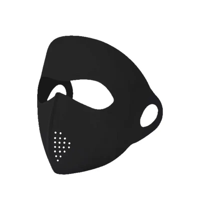 2026 New Unisex Youth Ice Silk Balaclava - Full-Face Breathable Anti-Dust Adjustable Solid Protective Gear, UV Prevention Sporty Face Covers & Mask for Cycling