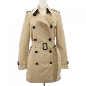 Pre-owned BURBERRY Cotton Small Leather Goods Trench Coat Coat