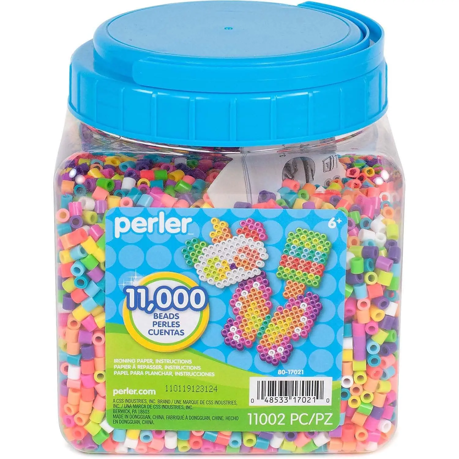 Perler Beads Summer Mix - 11,000 Fuse Beads in 12 Tropical Colors