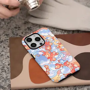 MagSafe/Tough Case Cute Anime P-Ponyo New Phone Case for IPhone 16 15 14 13 12 11 X XS XR XSMAX 7 8 Pro Max Plus Luxury Double-layer Back CoverSamsung Galaxy S25/S24/S23 Ultra series