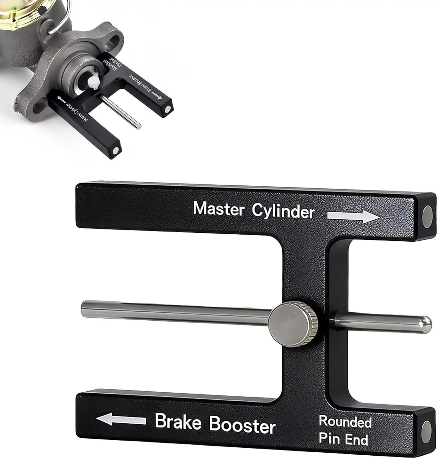 Brake Booster Push Rod Adjustment Tool, Universal Caliper Style Calibration Tool for Brake Master Cylinder & Booster, Fits Most Cars, Trucks, SUVs, DIY and Professional Auto Repair Use