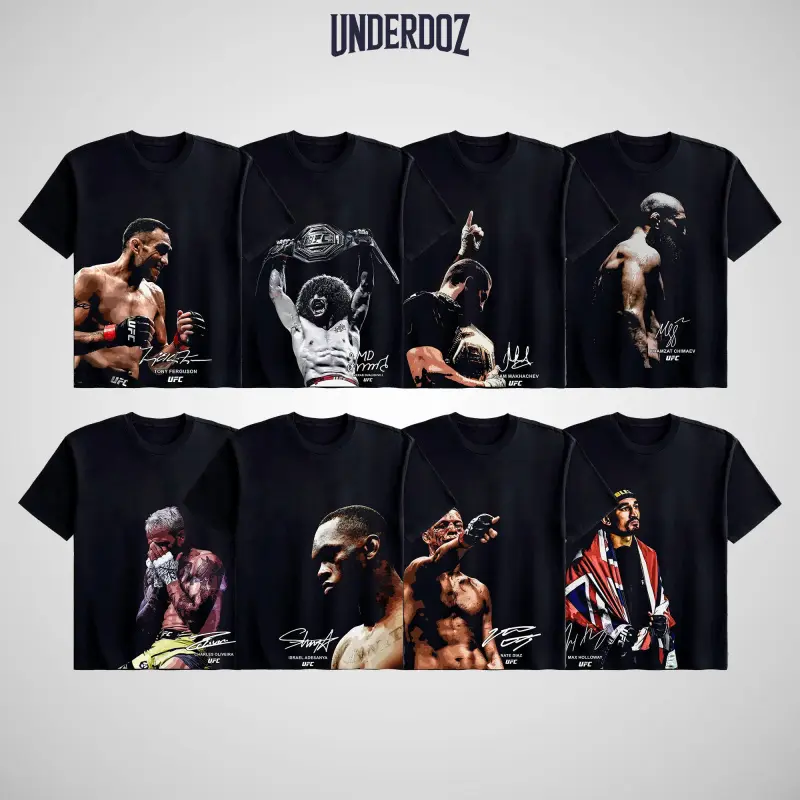 UFC Fighters Collection Tee, UFC Fighters Tshirt MMA Fan, UFC MMA Tee, UFC Champions Sports Shirt, Gift for Him Gift For Her Eat Sleep Goon Repeat T-Shirt