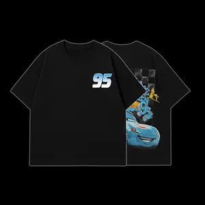 Cartoon Racing Car 95 Graphic Shirt, Speed Race Tee, Vintage Racing Vehicle Fan Gift, Unisex Gildan T-Shirt