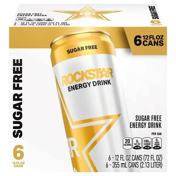 Rockstar, Sugar Free Energy Drink, 12 Fl Oz