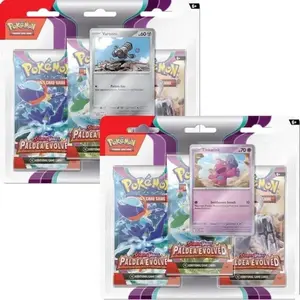 Pokemon TCG: Scarlet & Violet - Paldea Evolved 3 Booster Packs (Style May Vary)
