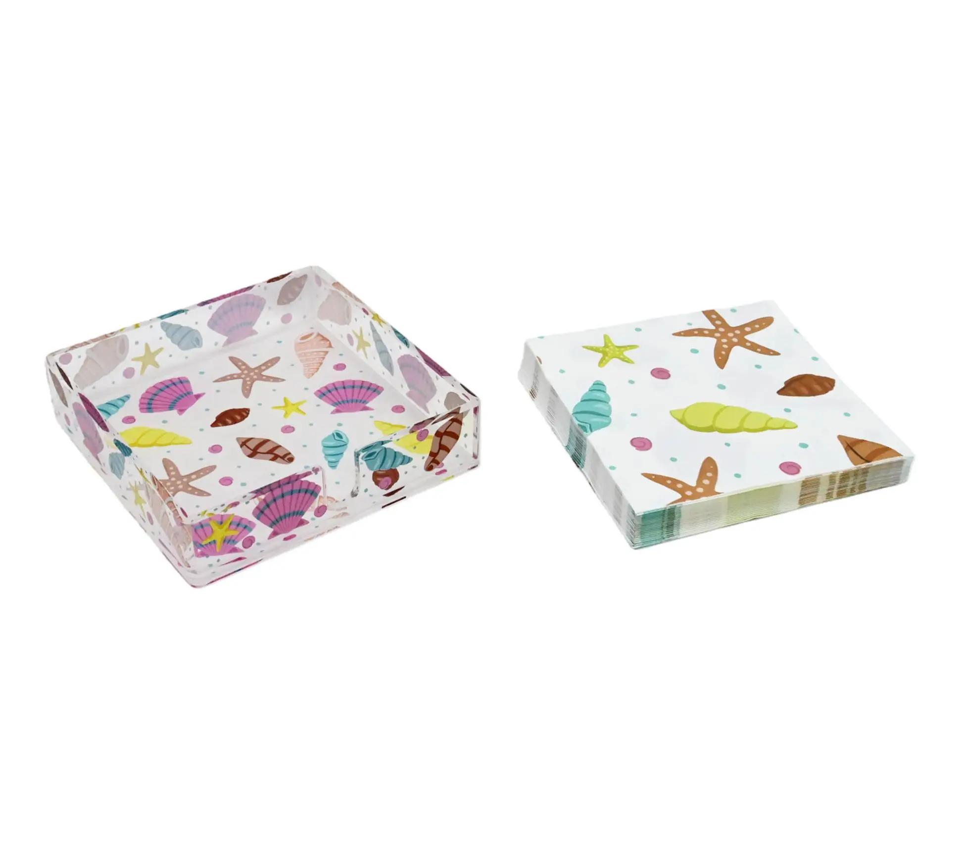 Temp-tations Acrylic Napkin Holder with Napkins