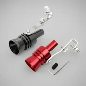 Turbo Sound Exhaust Pipe Whistle, Compatible with Car Motorcycle Audio Simulator, Includes Wrench and Screws, Automotive Accessories