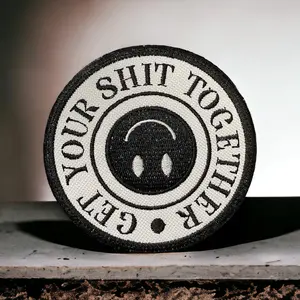 Funny Embroidered Patch - "Get Your Shit Together" - Iron-On - Sew On Outfit Hilarious