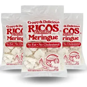Pure Meringue Puff Snack - Original Flavor, 0.75 Oz Room-Temperature Snack Packs, Pack of 3, Ideal for Healthy Snacking