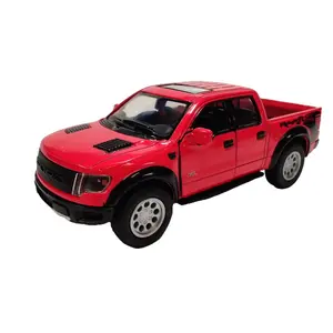 KINSMART 2013 Ford F-150 Supercrew 1:46 Scale Diecast Model Red Pull Back Action Openable Doors Officially Licensed Collectible