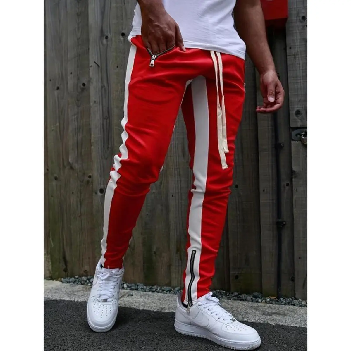 2026 [Men's Slim Fit Sweatpants Joggers] Color Block Drawstring Slim Fit Pants Casual For Men Spring Fall Running Jogging, men apparel, bottoms men, casual jeans men, men streetwear, relaxed fit men