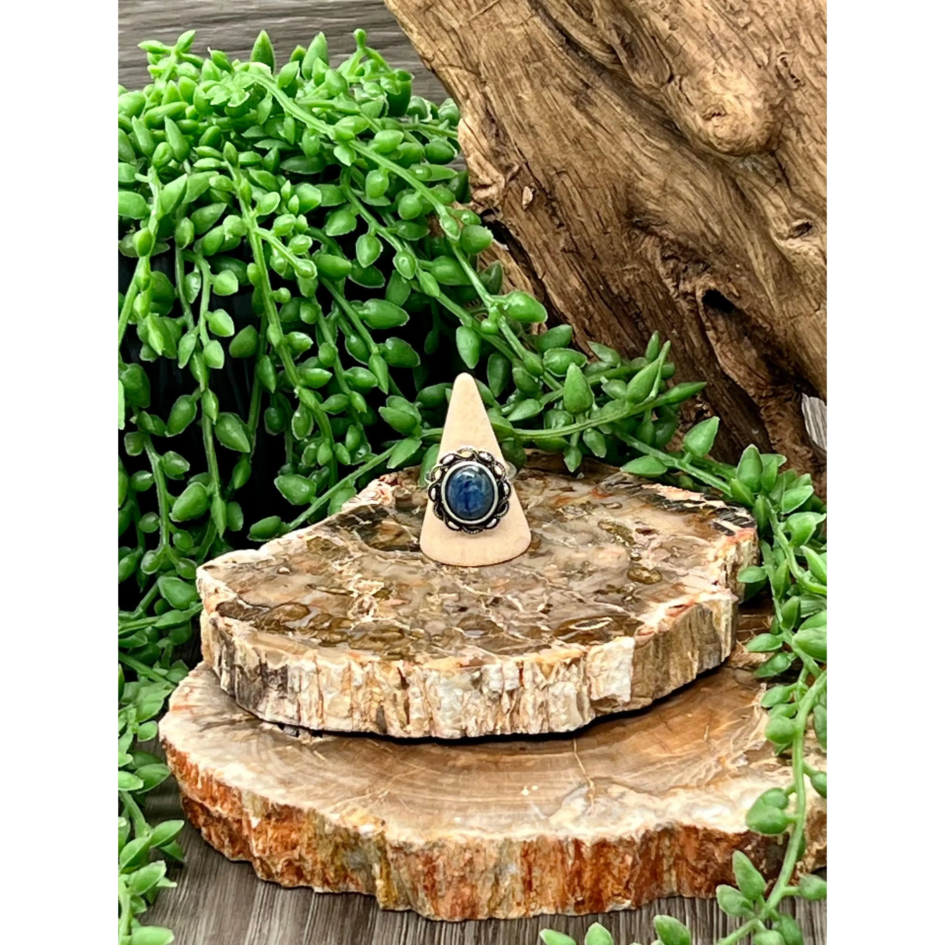 Blue Kyanite Ring