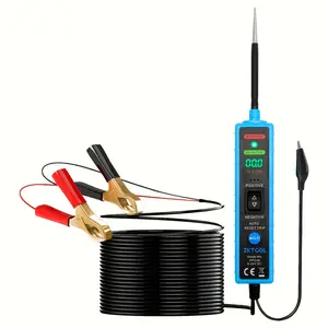 Car Circuit Tester, DC 6V-24V Voltage Tester, Car Current Tester With LCD Display, Polarity Tester With Indicator Light