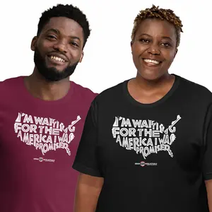 I’m Waiting for the America I was Promised Unisex Tshirt from Urban Intellectuals