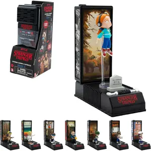 Stranger Things Walkie Talkie Collectible| Upside Down Capsule Series 3 Surprise Mini Figure & Display Stand| Netflix Merchandise| Kids, Adults