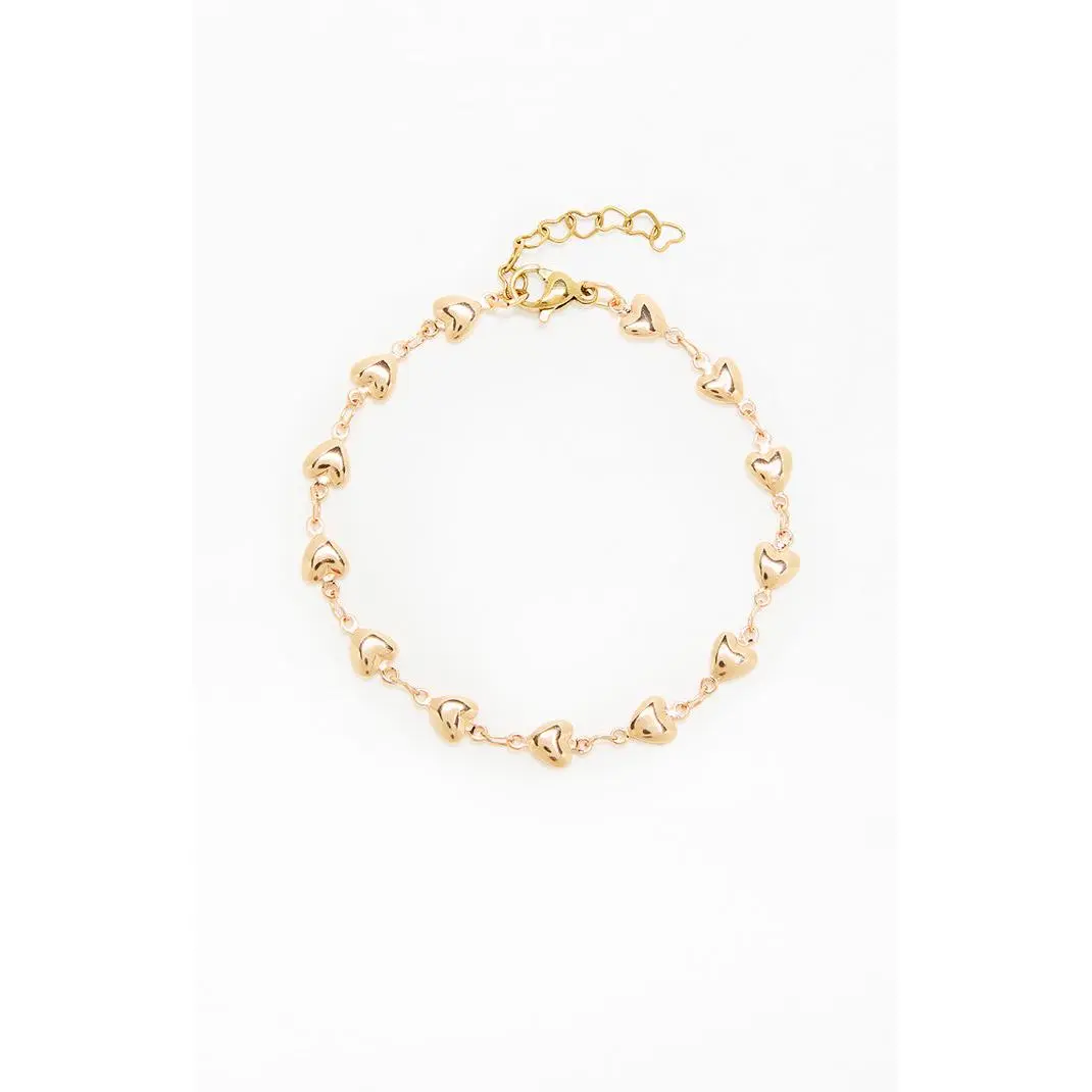 John Galt Women's Hearts Bracelet John Galt Women's Hearts Bracelet