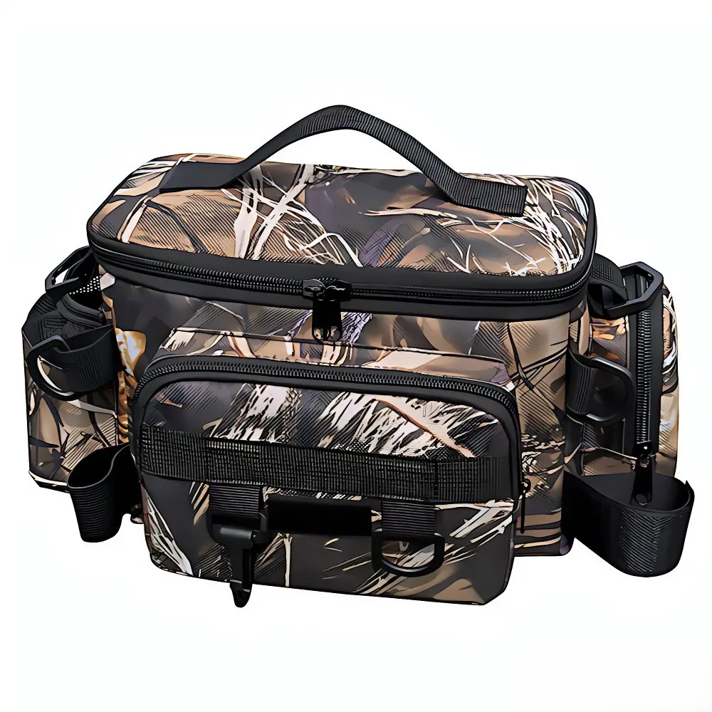 Multi-Functional Fishing Rod Bag, Waist Pack Crossbody Shoulder Backpack, Dedicated Fishing Gear Holder, Hangable Rod Case, Fishing Tackle Organizer, Fishing Storage Bag, Portable Fishing Accessories, Fishing Rod Carrier, Fishing Stuff