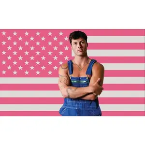 Rob Rausch Love Island Season 6 USA Tapestry Flag, Cozy Room Decor, Wall Decor, Wall Hanging, Wall Tapestries Peach Decorative Light 40X30In (102X76Cm)